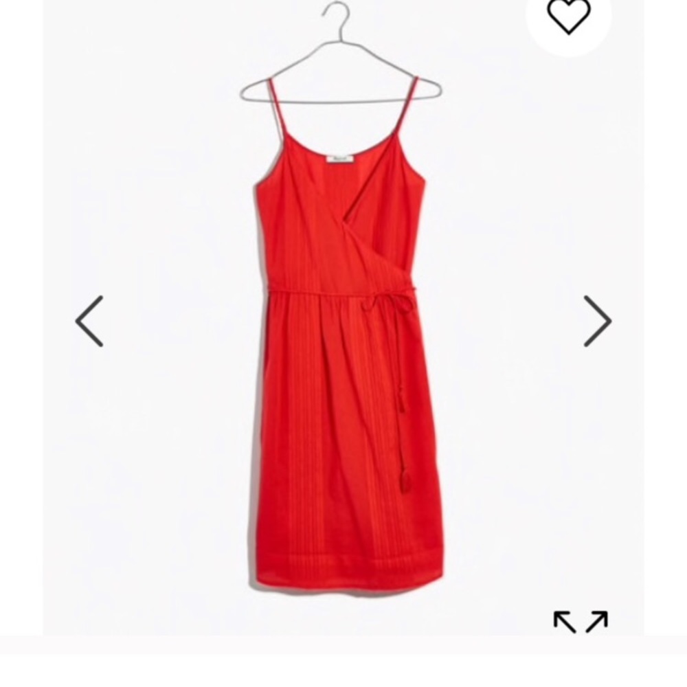 Madewell wrap dress / cotton cover up